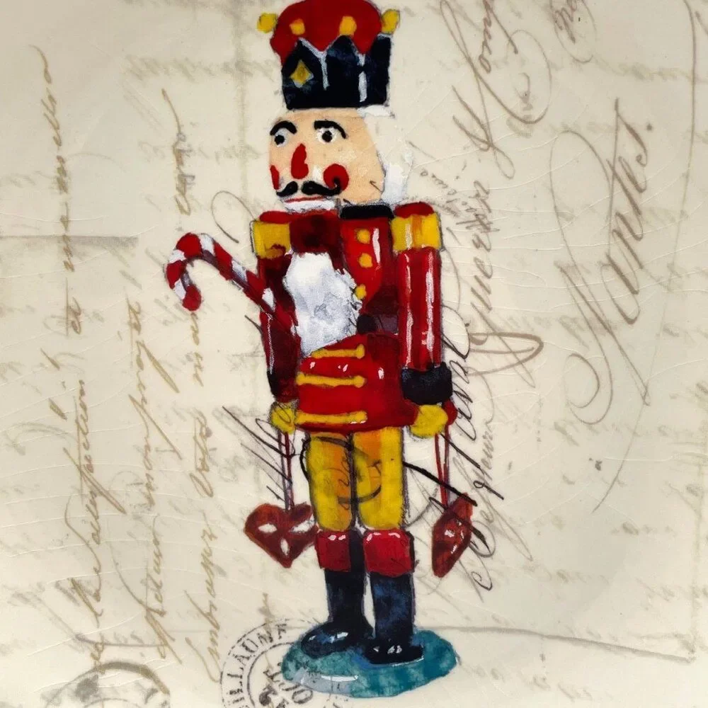 2 Williams Sonoma Nutcracker Salad Plate 8 1/2